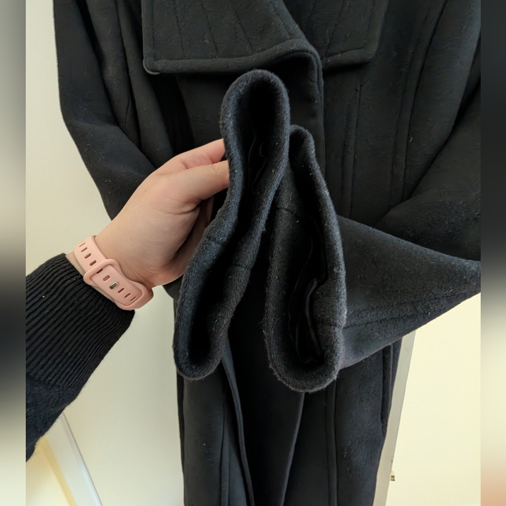 Aritzia Wilfred Connor Wool Coat In Black - Picture 7 of 8